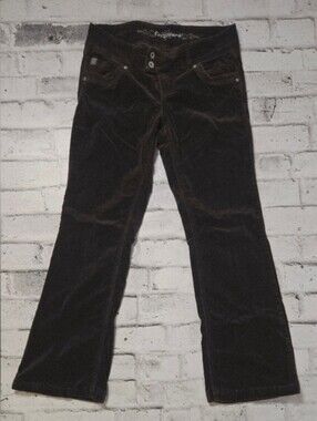 Vintage Foxy Jeans Brown Corduroy Low Rise Bootcut Pants Y2K 6/8